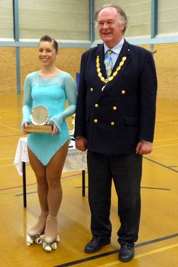 Competition Winner with Mayor of Faringdon