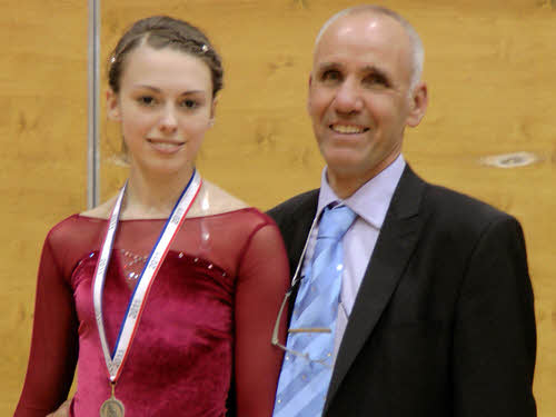 Medallist + coach Brian Paddington